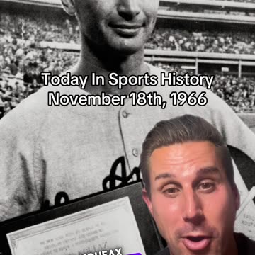 THE HISTORIC SPORTS MOMENT OF NOVEMBER 18th, 1966