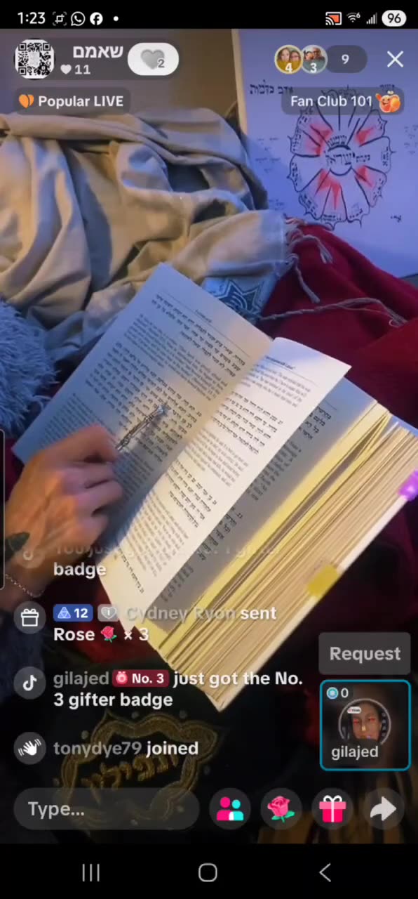 MIDNIGHT ZOHAR. Aleph and I read on TikTok LIVE. I have sojourned with Laban. (VAYISHLACH 2) 10/30/25