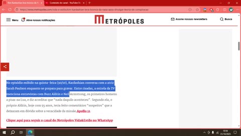 Kim Kardashian leva bronca da Nasa após divulgar teoria de conspiração.mp4