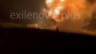 🤩😮 Reported as a hit in the ammunition depot in Khartsyzsk.