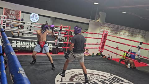 Joey sparring Chino 7/31/25