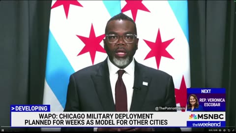 Chicago Mayor calls for violence if Trump stops crime in Chicago.