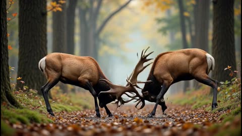 Brutal Buck Brawl: See What Happens When Deer Collide!
