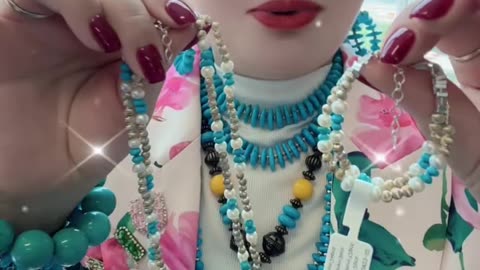 250512-6 Sleeping Beauty Turquoise & Pearl Jewelry Set, Aura Masterpiece