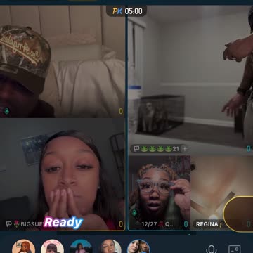 21 Bad Bitch Try To Throw A Chair At Droski (BIGO LIVE)