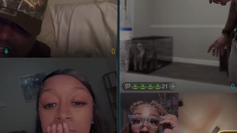 21 Bad Bitch Try To Throw A Chair At Droski (BIGO LIVE)