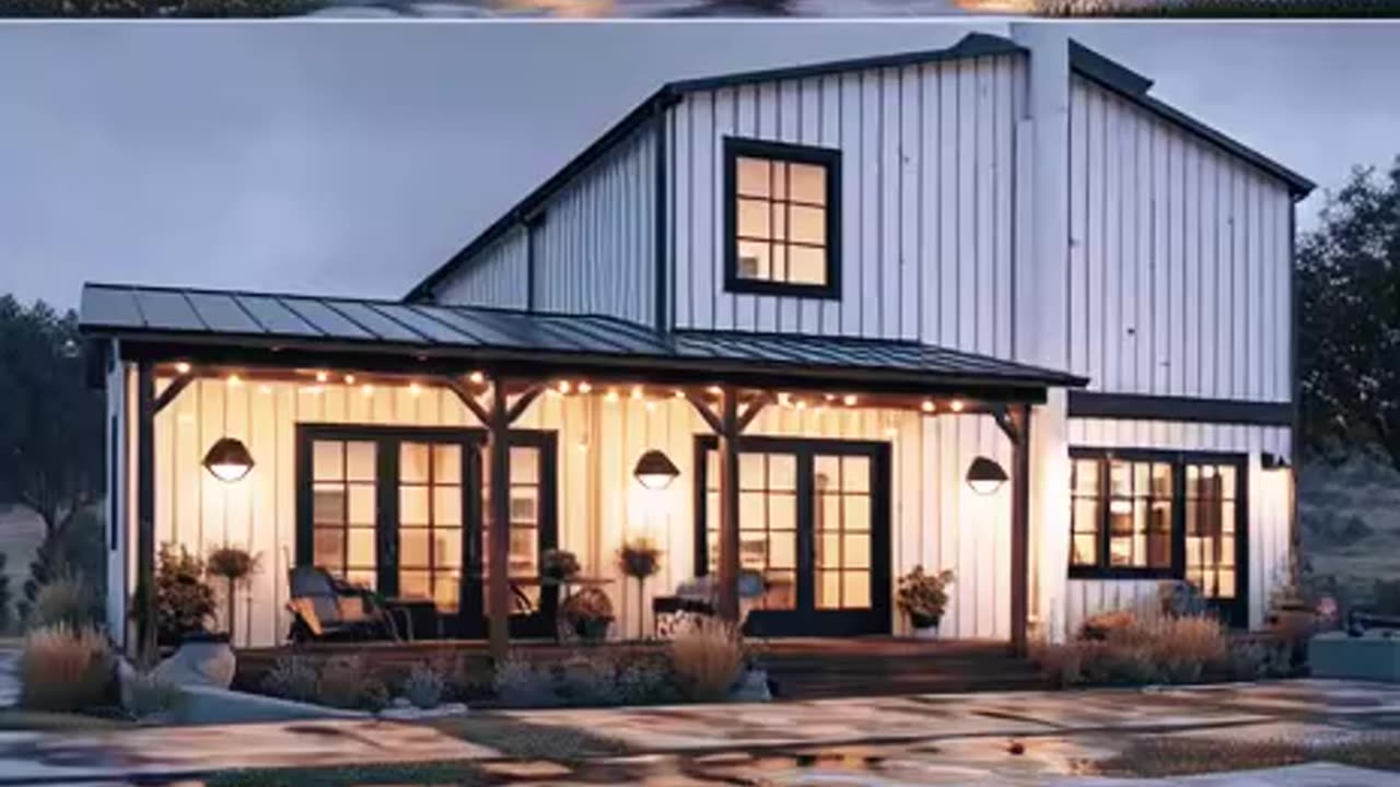 Modern Farmhouse Container Home Design
