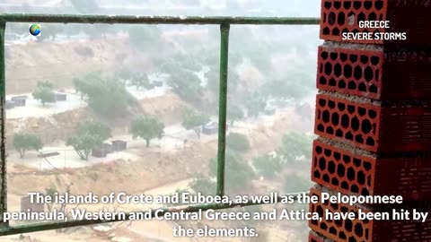 La Grèce et la Turquie frappées par une série de puissantes tempêtes