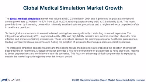 Medical Simulation Market Size, Share, Trends 2034