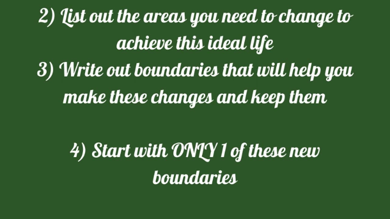 Boundaries help create the life you want