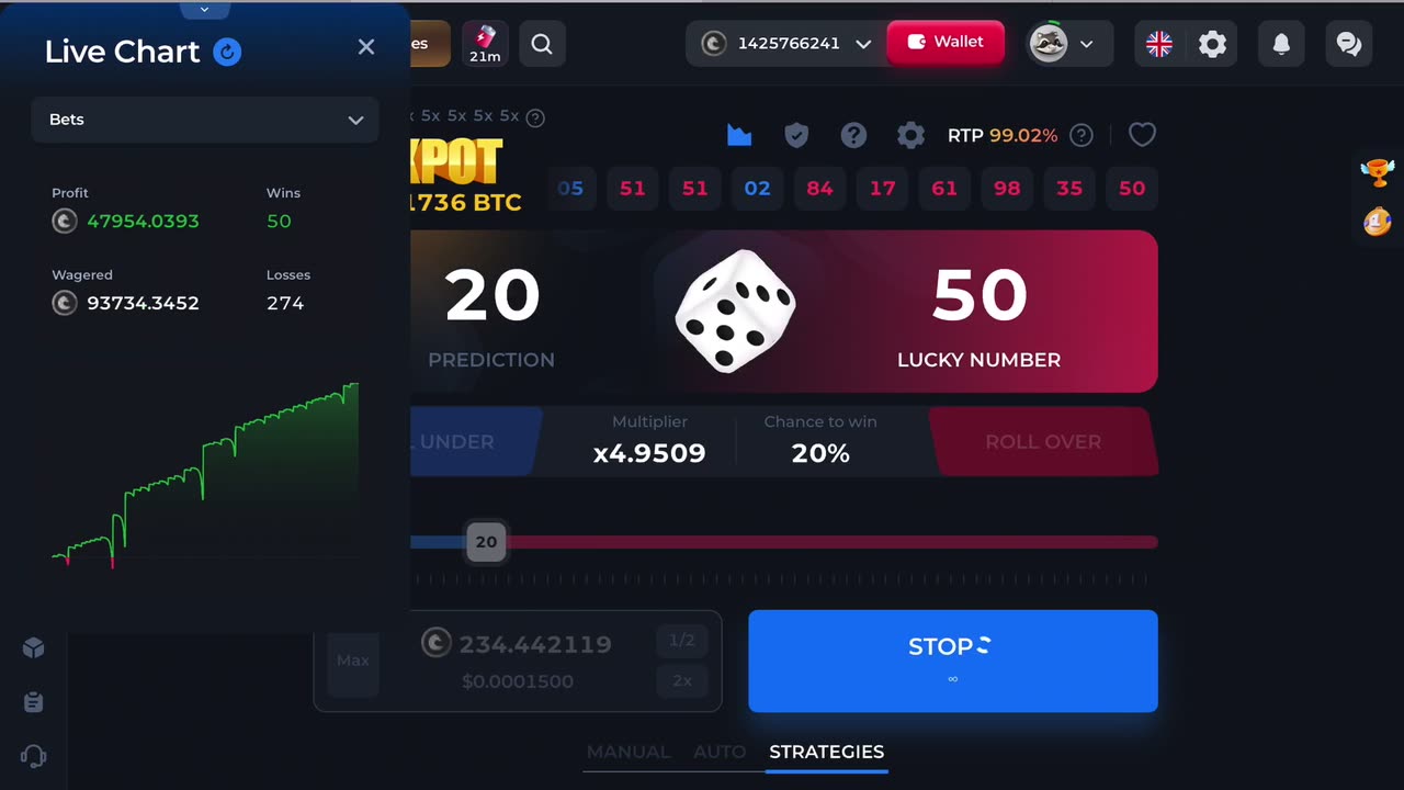 The Road to 15 Billion BTT on BetFury Day 7