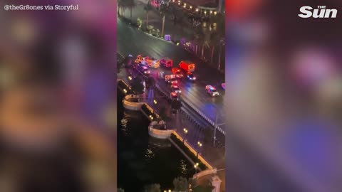 Cops race to scene of 'blasts' on Las Vegas Strip