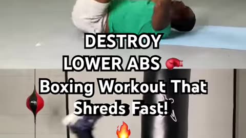 DESTROY LOWER ABS! 🥊 Boxing Workout That Shreds Fast! ​⁠ 🔥