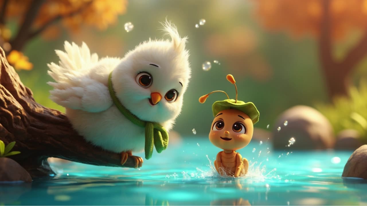 The Ant and The Dove | Moral Story for Kids | Animated Short