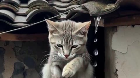 Leaky Roof Cat