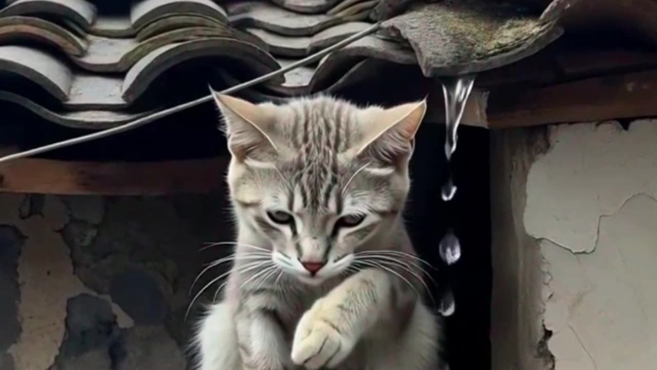 Leaky Roof Cat