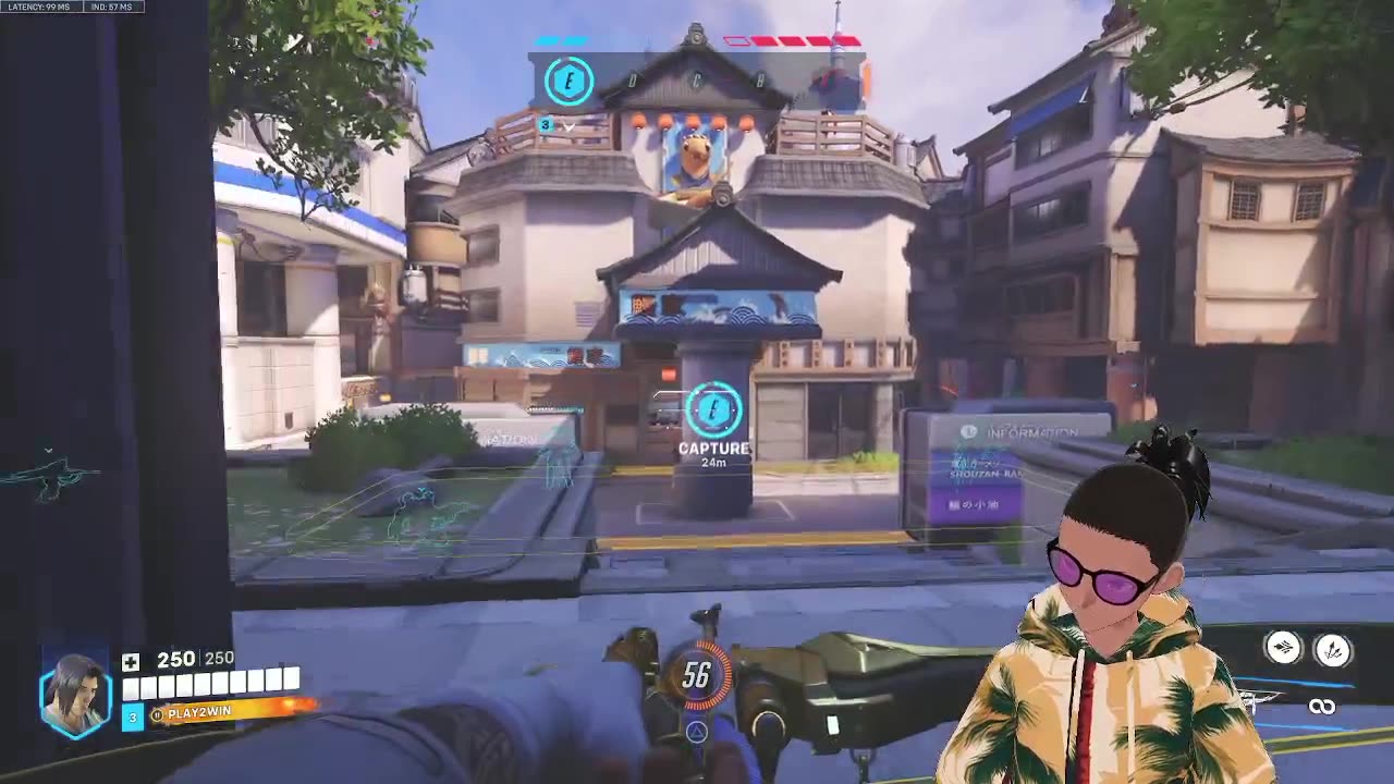 Overwatch 2 Quick play live-stream, getting some practice in.