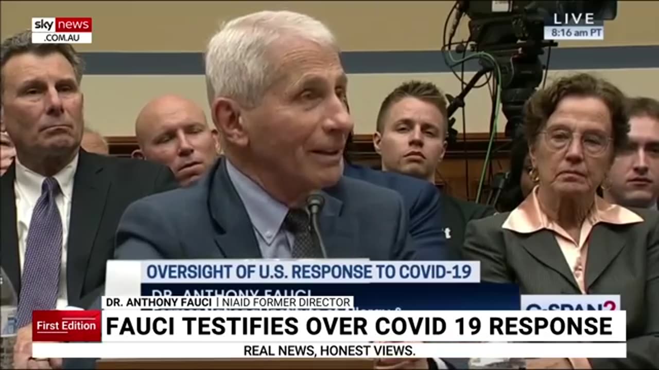 Dr Fauci admits there were 'no clinical trials' to support six-feet social distancing during COVID