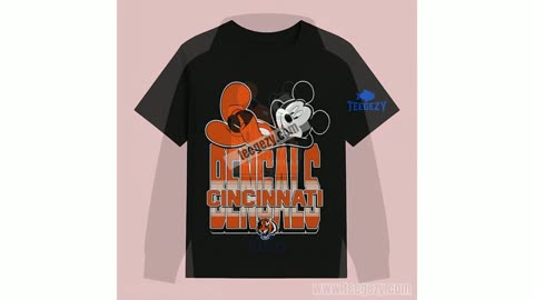 Cincinnati Bengals Vs Mickey Mouse Relax Vintage Shirt