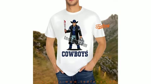 Dallas Cowboys Jason Voorhees Halloween Shirt Women