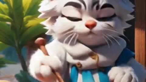 🥰 cute cat cooking 💖🥳😍💕 meow meow