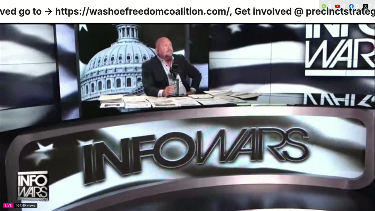 Alex Jones, Info Wars, 10/30/2025