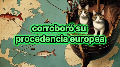 La llegada de los primeros felinos a América.