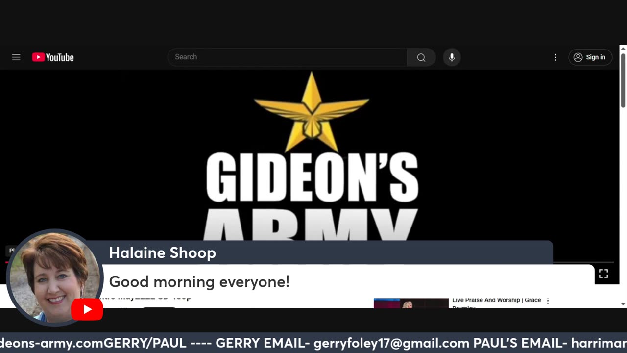 GIDEONS ARMY WED LIVE 6/25/25 @ 930 AM EST!!!