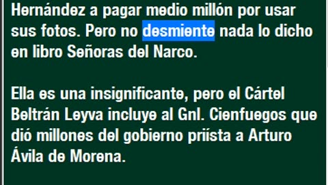 Buchona Violeta Vizcarra y General Cienfuegos Cártel Beltrán Leyva