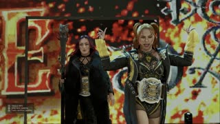wwe 2k25 219 universe Alba Fyre and Isla Dawn VS Bianca Belair and Jade Cargill