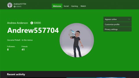 Andrew Anderson Reached A 50,000 Gamerscore!!!