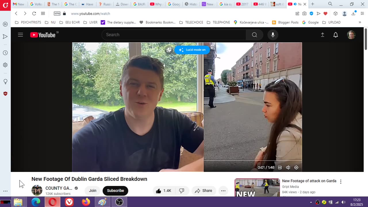 REAL REHEARSAL OF DUBLIN STABBING FROM 10+ YEARS AGO. 2013 TO BE EXACT