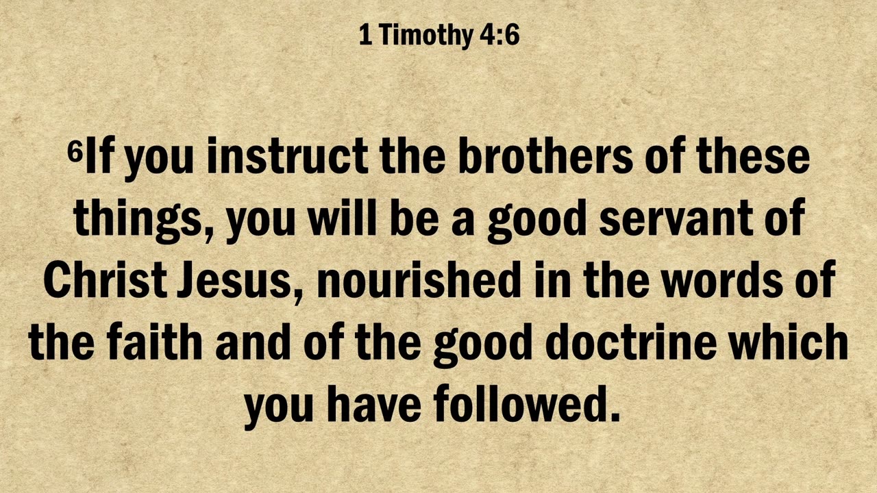 1 Timothy 4