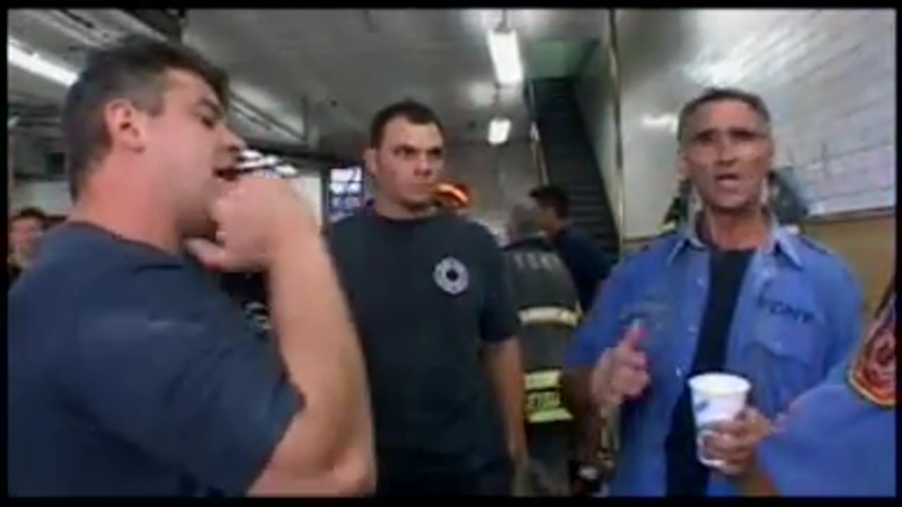 Firefighters discuss the detonated Bombs in WTC on 911