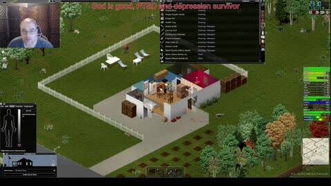 Project Zomboid, next to no loot, how to survive? and tunes