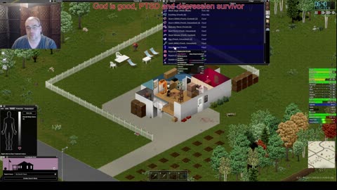 Project Zomboid, next to no loot, how to survive? and tunes