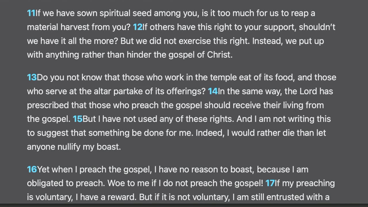 1 Corinthians 9