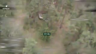 💥Border guards-UAV operators hit 2 enemy armored MT-LBs and a passenger car in the South,