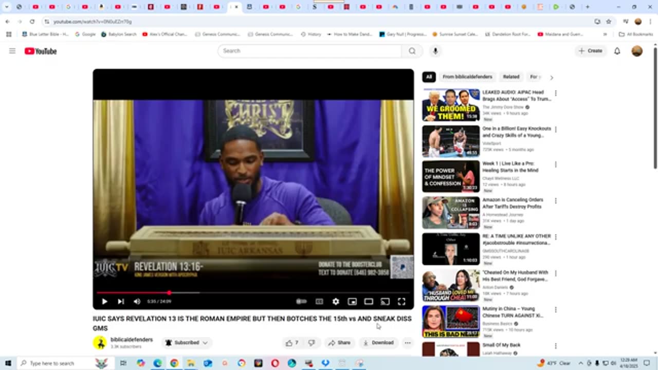 He is guilty of blasphemy of the Holy Spirit!!!! (Apostle Tahar)