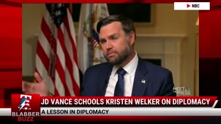 JD Vance Schools Kristen Welker On Diplomacy