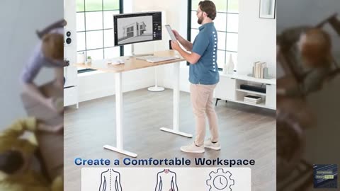 VIVO Dual Motor Electric Sit Stand Desk Frame, 220 lbs Capacity, Memory Controll