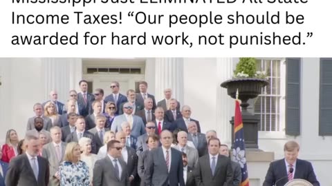 Mississippi Eliminated State Income Taxes!! (CC)
