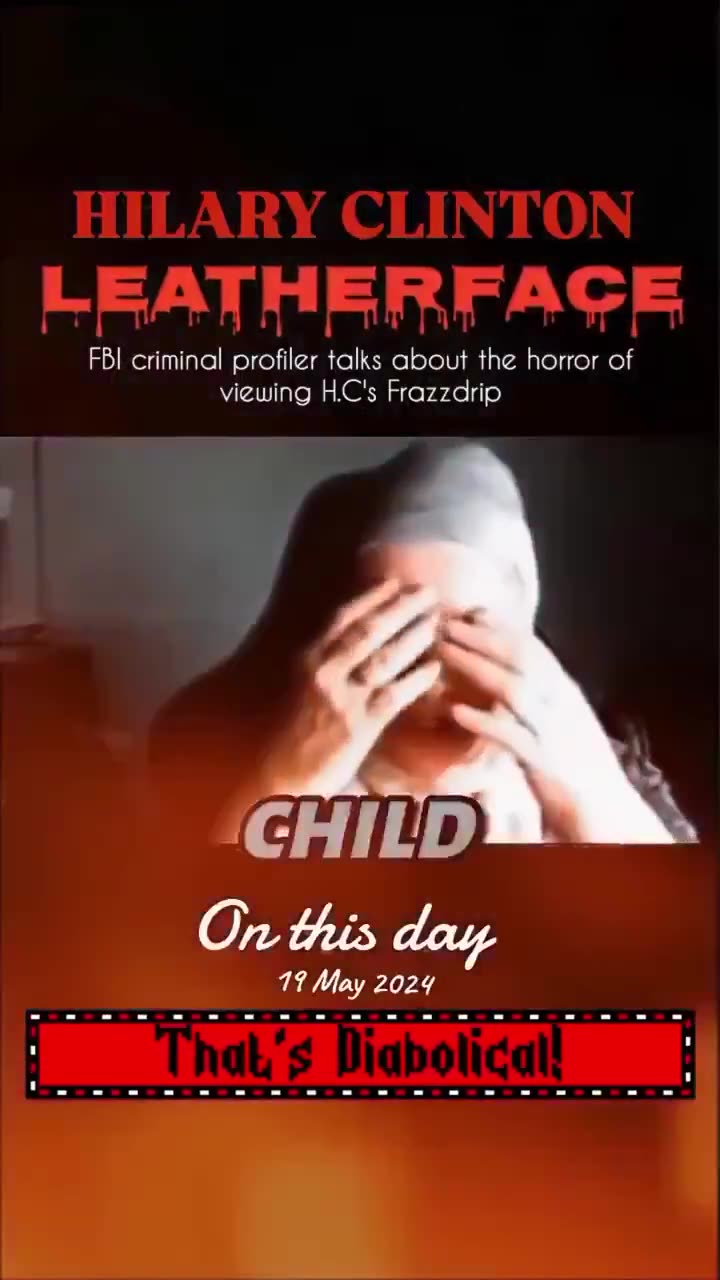 FBI criminal profiler talks about the horror of watching Hillary Clintons "frazzledrip" video.