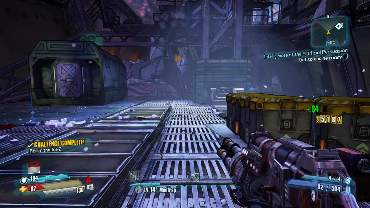 Borderlands The Pre Sequel Walkthrough Part 14 (Following Skipper) (No Commentary)