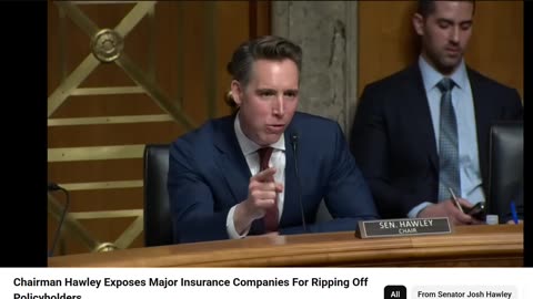 INSURANCE, SEN. JOSH HAWLEY