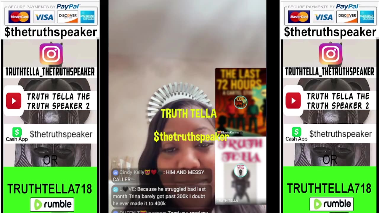 QUEEN TOMIKAY MORNING TEACAP TRUTH TELLA JOINS TO GIVE HIS COMMENTARY ON ALL THE BIGO BULLSHIT & TOMIKAY JEALOUSY FROM THE HATERS, THE FLOPS, & WANNABES WHO SUCK TOMIKAY PUSSY DAILY TO STAY AFLOAT