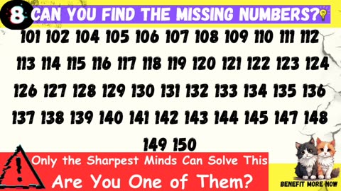 Can you find the missing numbers? (P.2) 🔢
