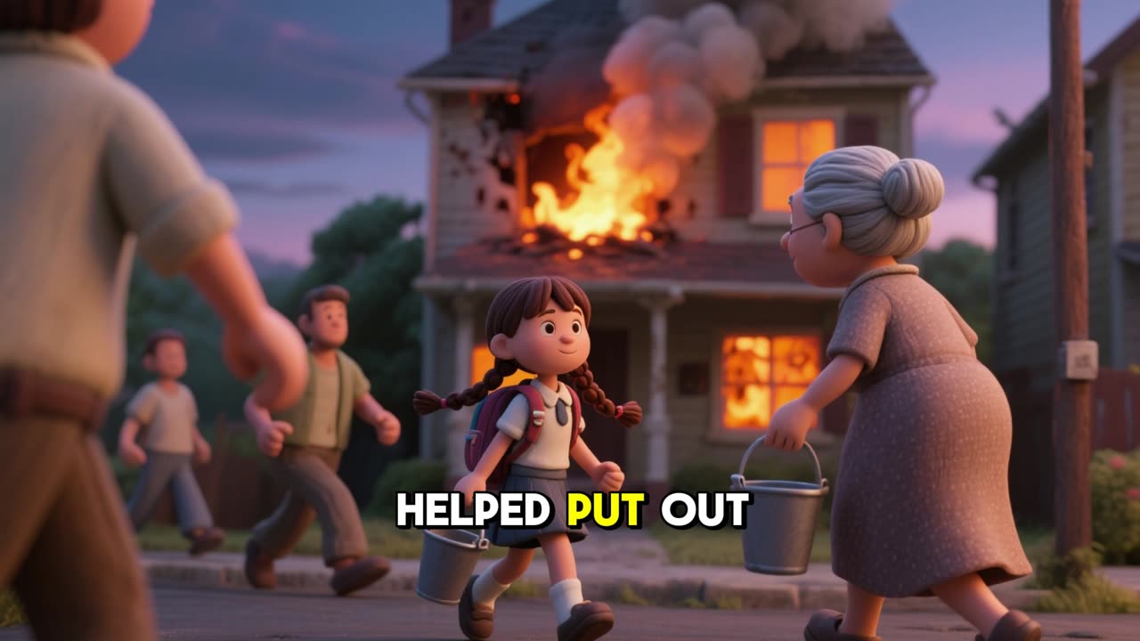 Learn English Story | The Brave Little Girl | Daily Life English Sentences