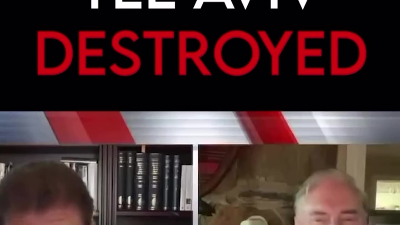 ONE-THIRD of TEL AVIV lies in ruins