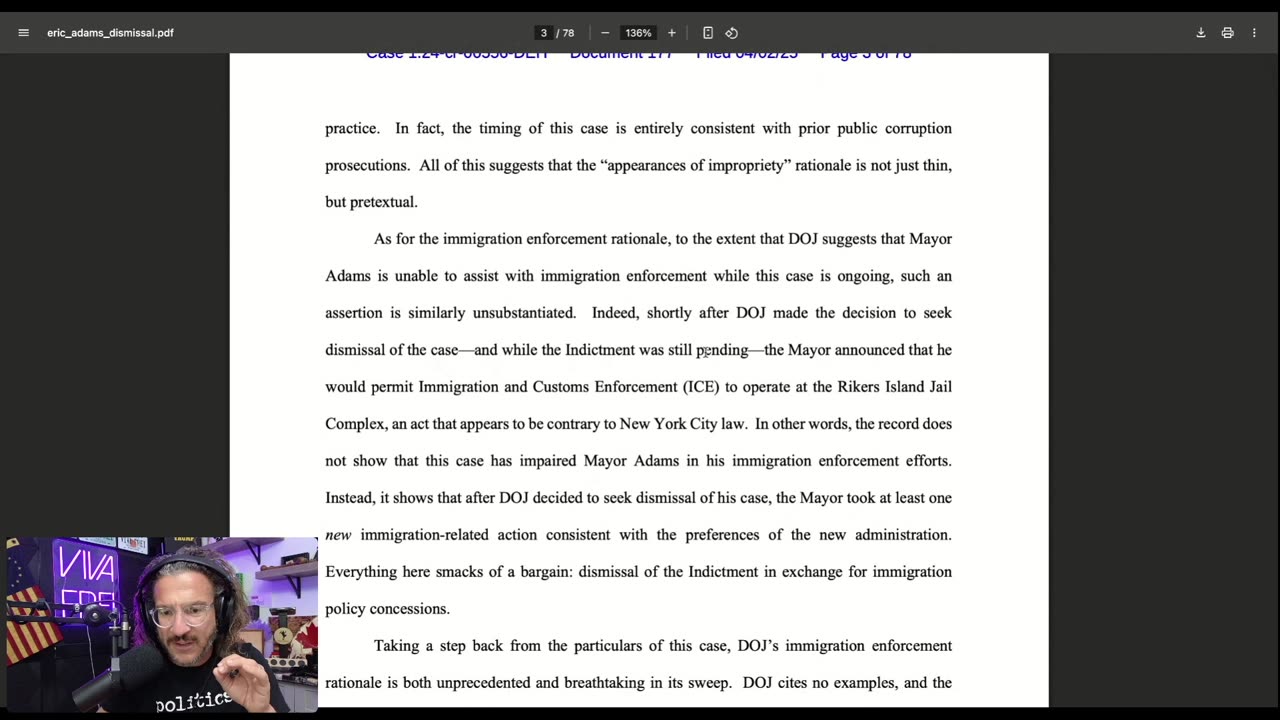 Biden Judge Dismisses Eric Adams Charges WITH PREJUDICE! Justice, or Double-Fakey Corruption?